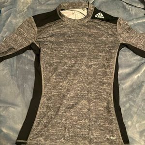 Adidas Tech Fit Short Sleeve Men's Athletic Compression  Shirt